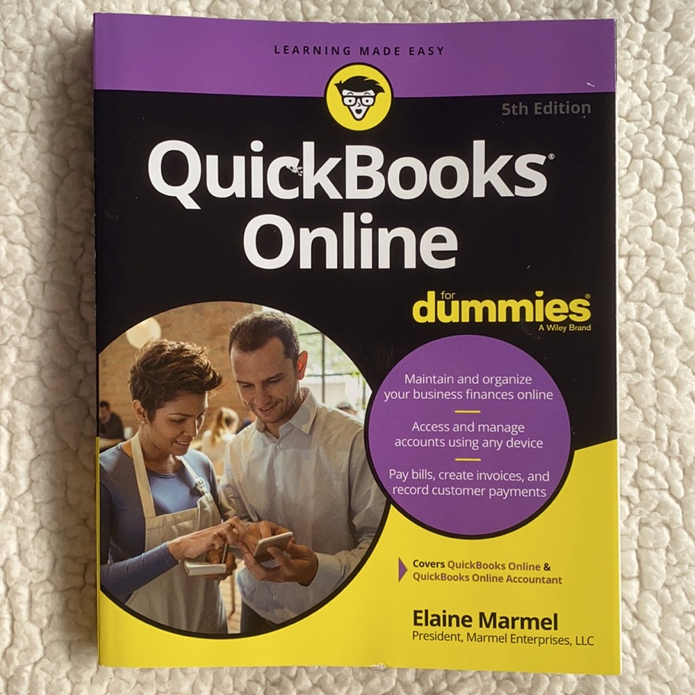 Quickbooks online for Dummies Book
